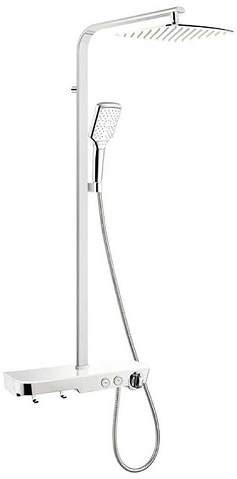 SY-SF2050LW1T Gobi Thermostatic Panel Shower - White